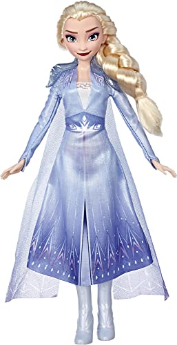 Disney Frozen Elsa Fashion Doll With Long Blonde Hair and Blue Outfit Inspired by Frozen 2 – Toy for Kids 3 Years Old and Up