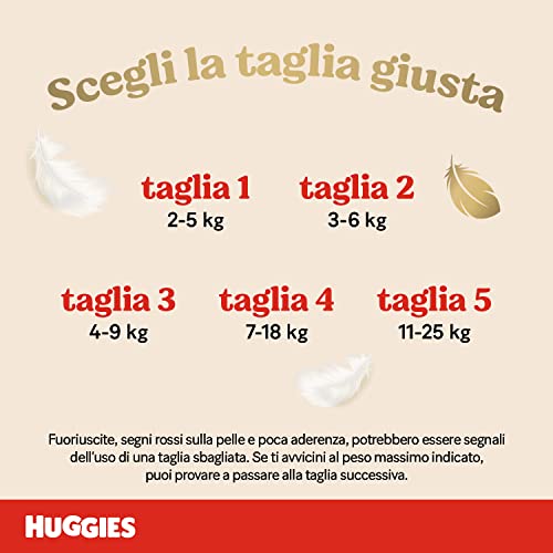 Huggies Extra Care Bebè, Pannolini, Ultra assorbente