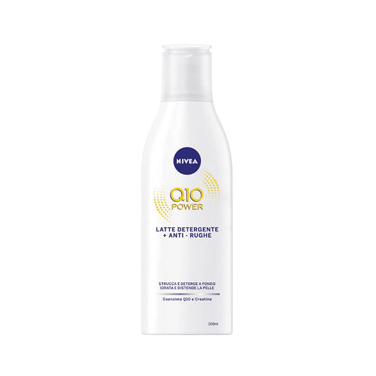 6 X NIVEA VISAGE LATTE DETERGENTE ANTIRUGHE Q10 PLUS offerta in stock