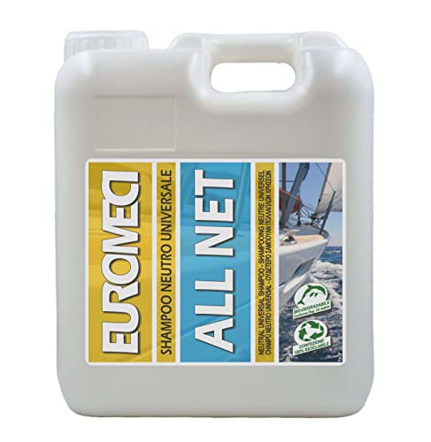 Euromeci All Net, shampoo neutro per imbarcazioni, 5.000 ml
