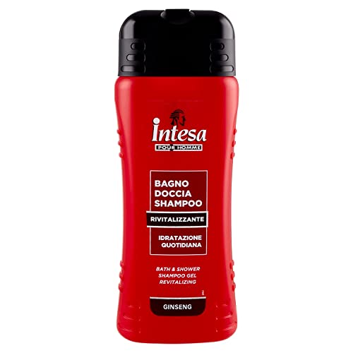 Intesa Pour Homme Bagno Doccia Shampoo Rivitalizzante, Ginseng, 500ml