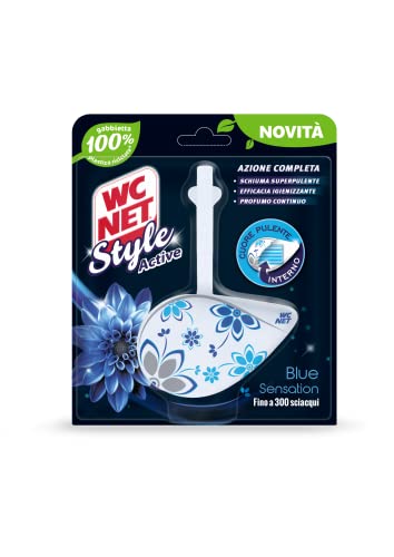 Wc Net - Tavoletta Style Active, Detergente Igienizzante Solido per WC