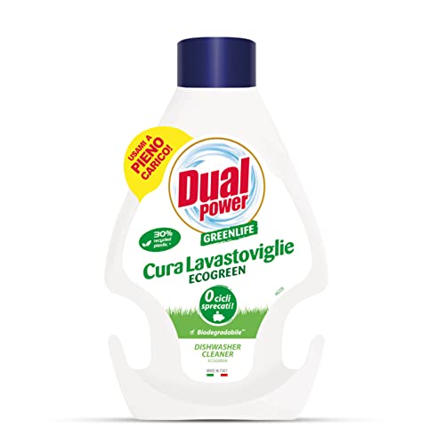 Dual Power Eco Cura Lavastoviglie - Azione Sgrassante e Anticalcare per Lavastoviglie - 250ml