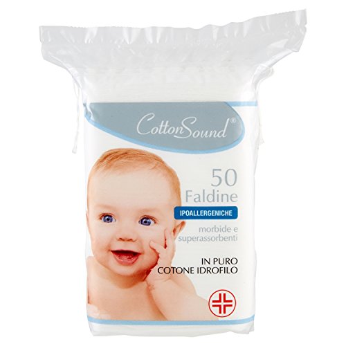 Cotton Sound Basic Faldine ipoallergeniche 50 pz