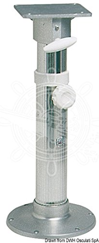 OSCULATI Supporto Sedile 45-62 cm Base Lucida