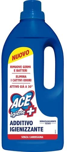 4 PZ ACE IGIENE E ADDITIVO LIQUIDO IGIENIZZANTE SENZA CANDEGGINA 900 ML [TOTALE 3,6 LITRI]