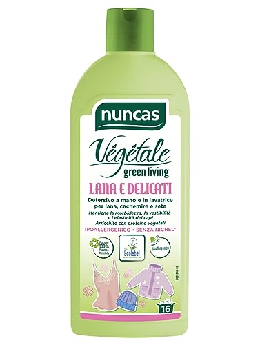 Nuncas Vegetale Detersivo a Mano e in Lavatrice Lana e Delicati - 500ml