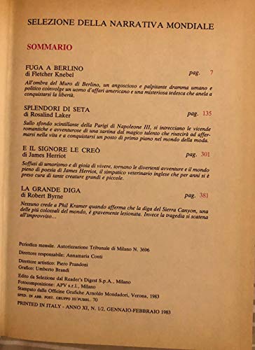 Selezione della Narrativa mondiale nr. 1/2 1983 (vd. sommario)
