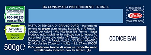 Barilla - Mezze Penne Rigate