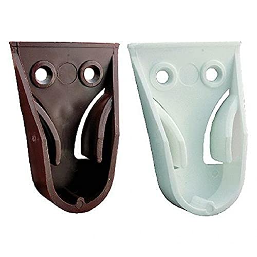 Koncreto Reggitubo Laterale Mm 18 Pz 4 Bianco Laterale Per Tubo Tondo. In Blister.