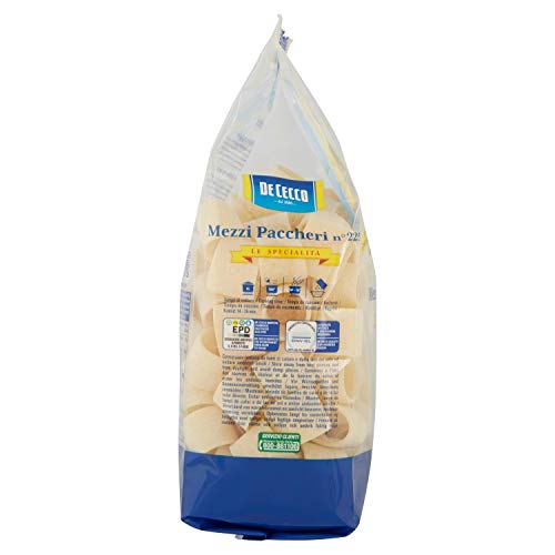 De Cecco Mezzi Paccheri - 6 pezzi da 500 g [3 kg]