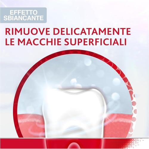 Parodontax Dentifricio Whitening, Sbiancante, per Gengive Sane e denti Forti, Uso Quotidiano, Gusto migliorato, 75ml
