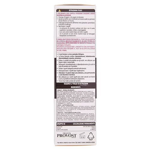 Frank Provost colo Franck Provost Colorazione Permanente Capelli