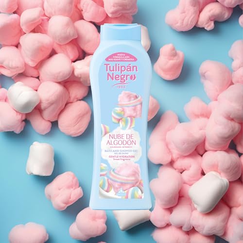 Tulipan nero, gel da bagno nuvole di cotone, morbido idrato, 650 ml