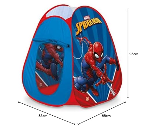 Mondo Toys - Spiderman Pop-Up Tent - Tenda da gioco per bambino / bambina - easy to open - borsa per trasporto INCLUSA - 28427