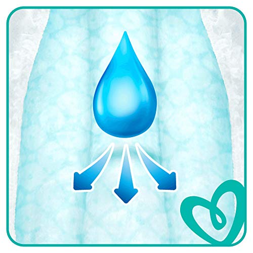 Pampers, misura 4, 9 – 14 kg, Mega Plus, confezione 120 pezzi