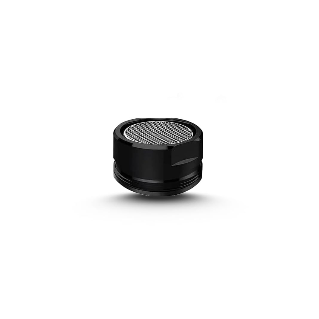 CG94 - Areatore Maschio M.24x1 Nero Opaco Int. In Acciaio Inox I-Ba