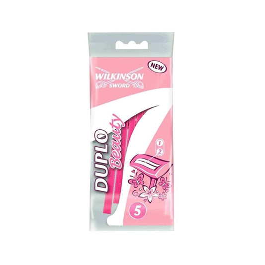 Duplo Beauty - Rasoio Usa e Getta Donna, Confezione da 5 pezzi