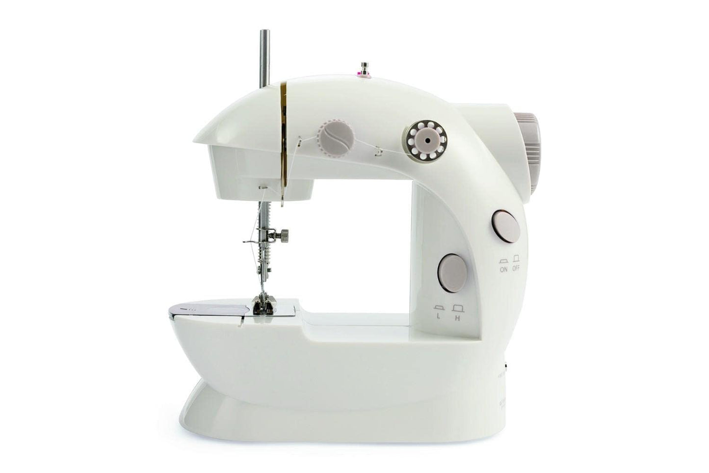 Galileo Casa 2193213 Mini Macchina da Cucire Bianco/Grigio