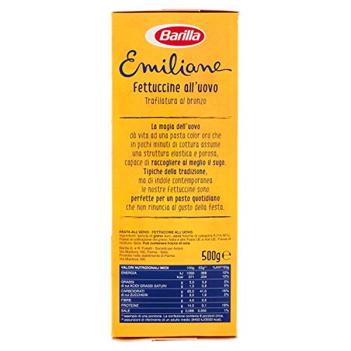 Barilla Pasta all'Uovo Le Emiliane Tagliatelle - 500 g