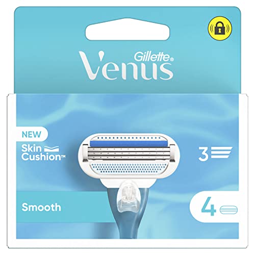 Gillette Venus Lamette Rasoi Donna Smooth Per Rasoio A 3 Lame, Confezione Da 4