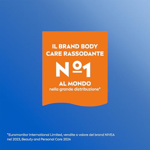 NIVEA Latte Corpo Rigidità Q10 48H (1 x 625ml) — Latte corpo idratante arricchito con Co-Enzima Q10 & Vitamina C — Crema idratante rassodante per il corpo per pelli normali