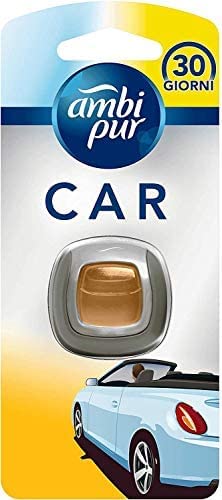 Ambi Pur 6 pz Car Anti-Tabacco Deodorante per Auto con Clip, [ Totale 6 Confezioni Deodoranti Auto ]