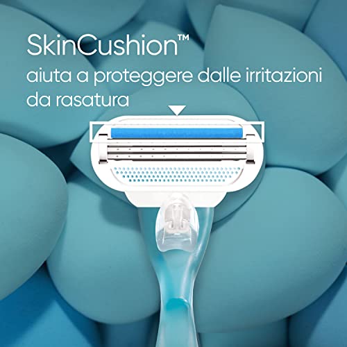 Gillette Venus Lamette Rasoi Donna Smooth Per Rasoio A 3 Lame, Confezione Da 4