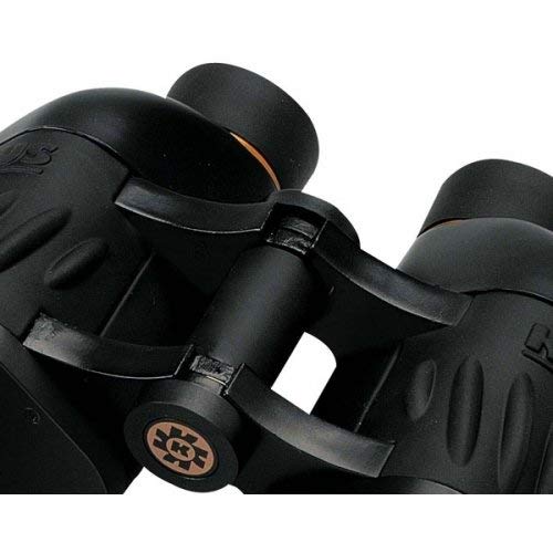 KONUS | SPORTY Binocolo Gommato Nero con Ottiche Rivestite in Rubino, Messa a Fuoco Costante