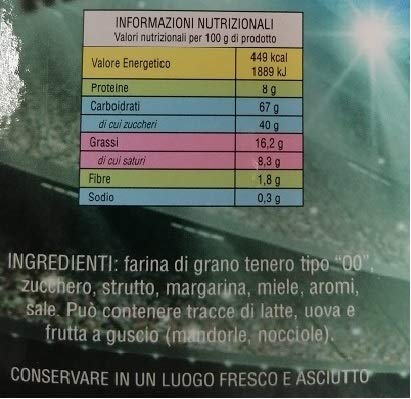 BISCOTTI DI PASTAFROLLA LAVORAZIONE ARTIGIANALE 2 CONF. DA 440GR