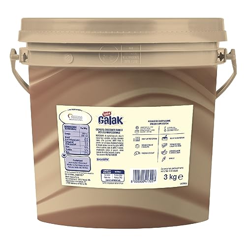 Galak NESTLÉ PROFESSIONALE Crema Spalmabile al Cioccolato Bianco, Secchiello 3k g
