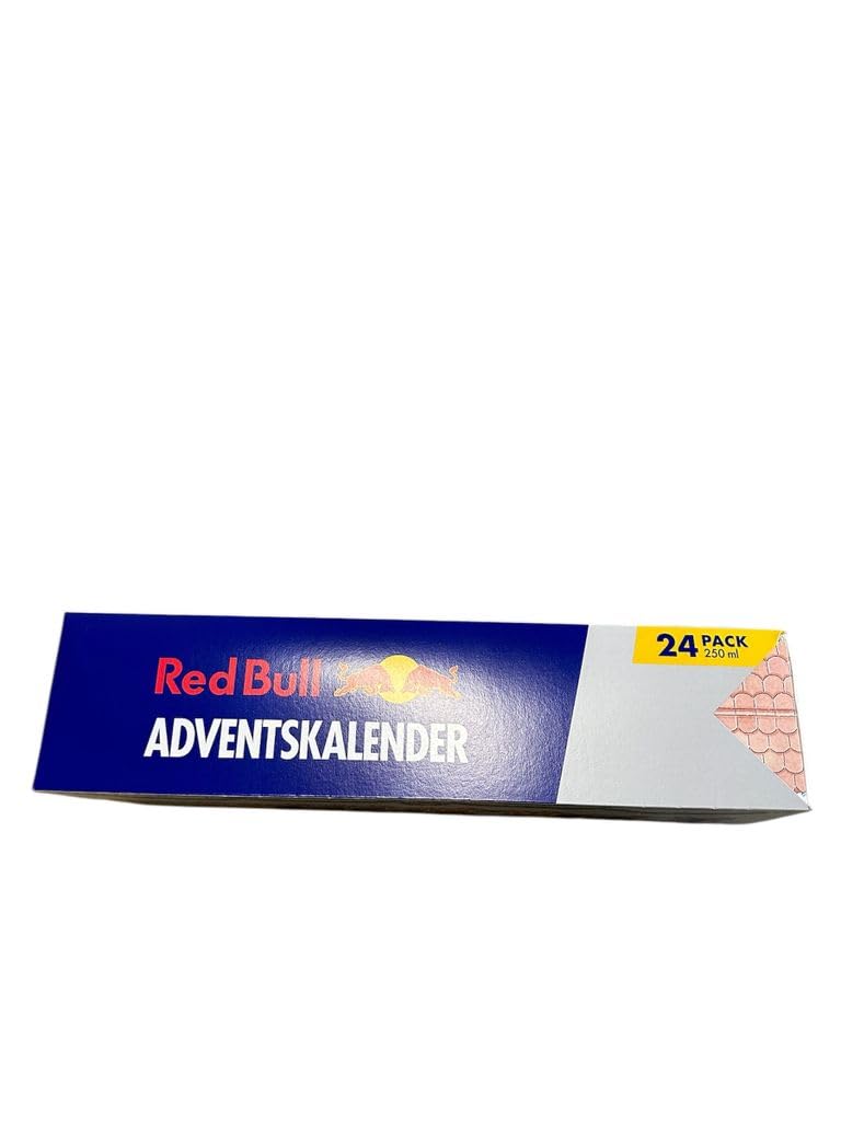 Red Bull Calendario dell'Avvento 2023 – Calendario dell'Avvento ufficiale RedBull – 24 X 0,25 L – Calendario dell'Avvento ufficiale Redbull