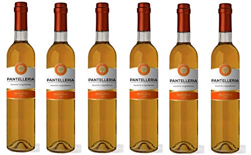 - 6 BOTTIGLIE - Pantelleria Passito Liquoroso DOCG 500ml Pellegrino 1880