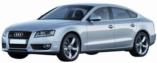 RETROVISORE ELETT. Term. C/Fan. A LED Sinistra [Lato Guida] per Auto: A5 SPORTBACK - Calotta da VERNICIARE - Vetro ASF. 8PIN