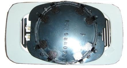 CG94 PIASTRA SPECCHIO TERMICA - VETRO CURVO- VETRO BLU - Posizione Sinistra [Lato Guida] Per Auto: 145