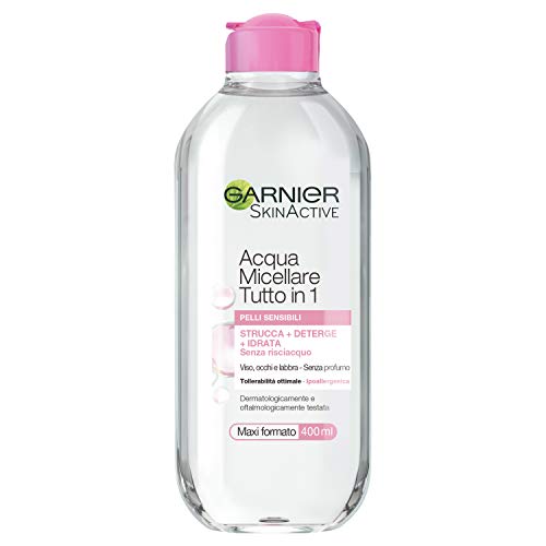 Garnier Kit Acqua Micellare Tutto In 1, Strucca, Deterge E Idrata Senza Risciaquo, 400 Ml, Confezione Da 3