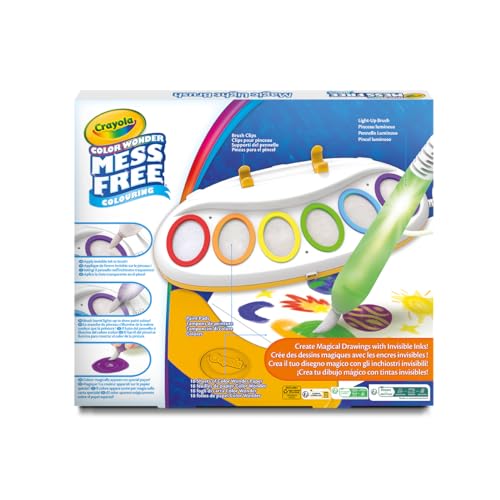 CRAYOLA Color Wonder MagiPennello Luminoso, Magic Light Brush