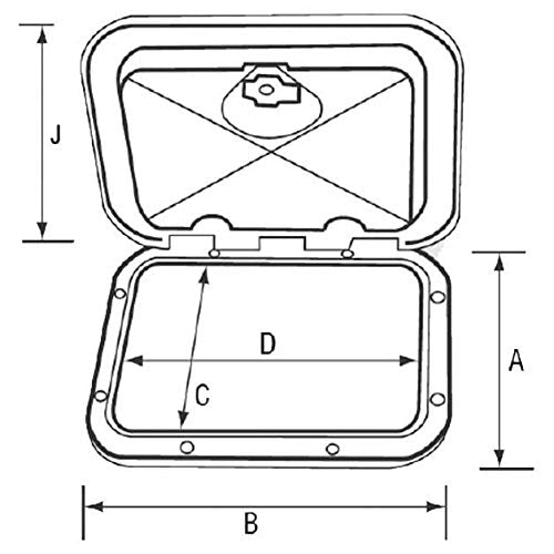 SPORTELLO X VHF-RADIO C/CONTENITORE