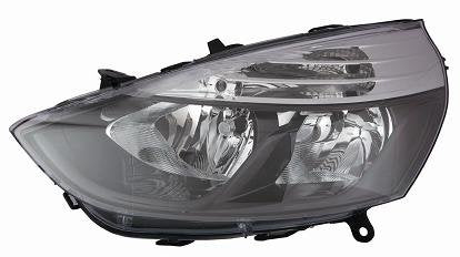 CG94 PROIETTORE H7-H1-PY24W C/MOTORE ELETT. [Lato DX] PARABOLA NERA - BORDO NERO Per Auto: CLIO