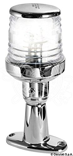 OSCULATI Fanale 360° LED con basetta Inox