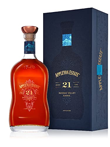 Appleton Estate 21 Years Old Jamaica Rum Nassau Valley Casks 43% Vol. 0,7l in Giftbox