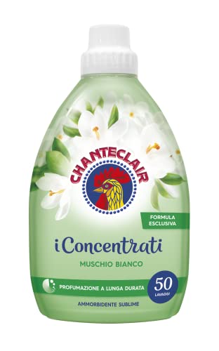 Chanteclair - Ammorbidente "I Concentrati", Muschio Bianco, Protegge la morbidezza del bucato, Profumo Intenso e Persistente sui Capi