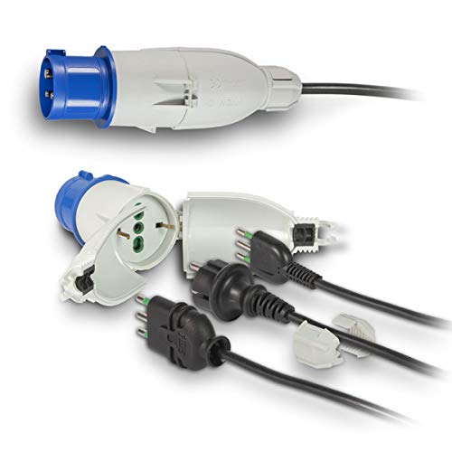 FANTON 73020 Adattatore industriale OPTIMUS da spina 2P+T a 1 presa CEE 2P+T 16A 220V