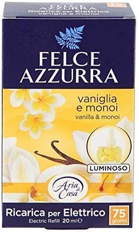 Felce Azzurra Aria Casa Vaniglia e Monoi Refil Deodorante per ambienti Ricarica per Diffusore 20 ml