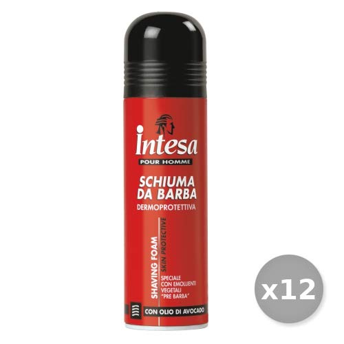 INTESA Set 12 Schiuma Barba Avocado 300 Ml. Profumi