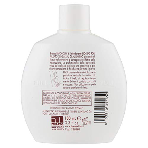 Breeze Deodorante Squeeze The Verde, 100 ml