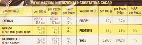 Mulino Bianco - Crostatina Cacao - 4 pezzi da 400 g [1600 g]