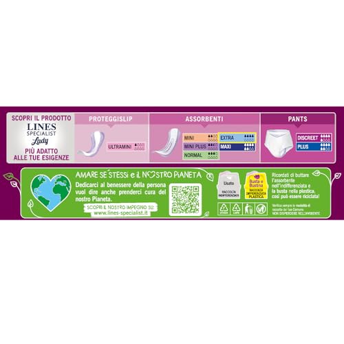 LINES Specialist Assorbenti per Incontinenza Donna