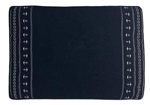 Marine Business Tappetino Santorini Blu C/Ancore