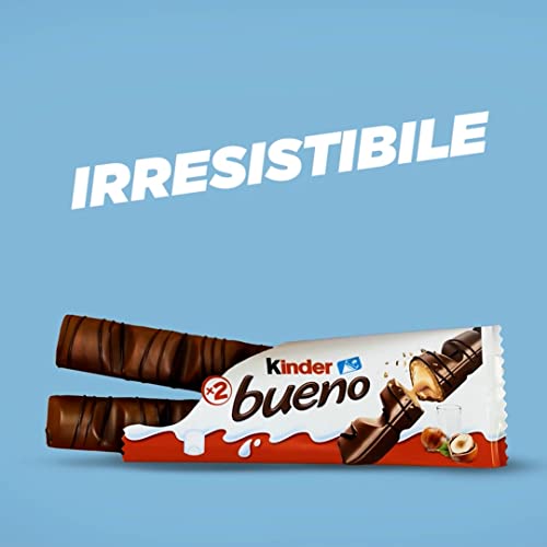 Kinder Bueno, snack al cioccolato, 3 pezzi da 43 gr